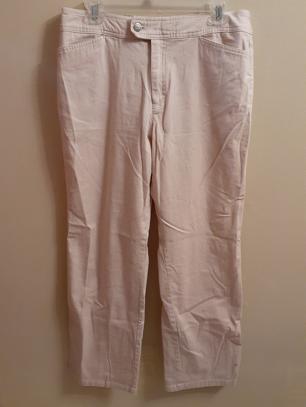Duck Head Light Pink Straight Leg Jeans.